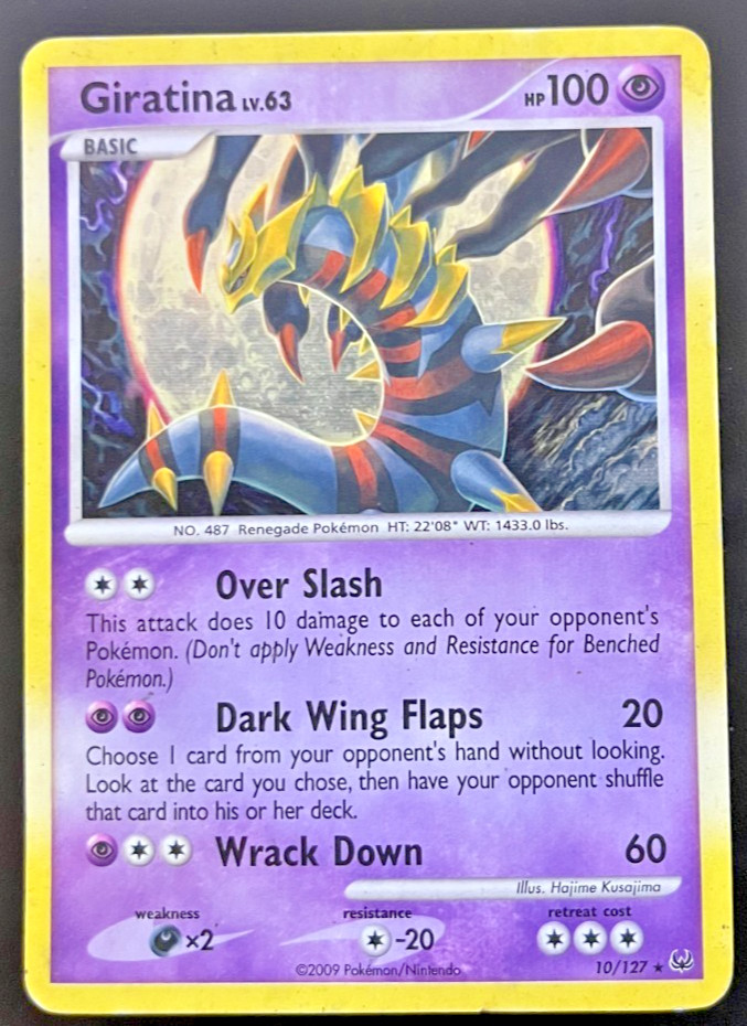 Pokemon Giratina 10/127 Platinum Holo