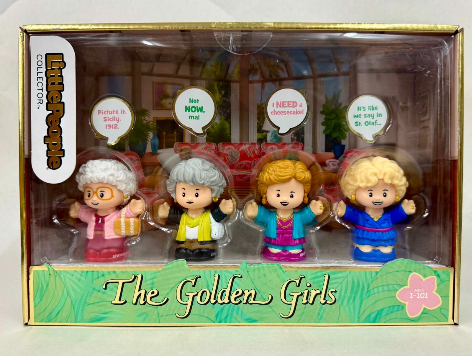 NEW Little People Collector Series Golden Girls 4 Pack Figure Set NEW Little People Collector Series Golden Girls 4 Pack Figure Set