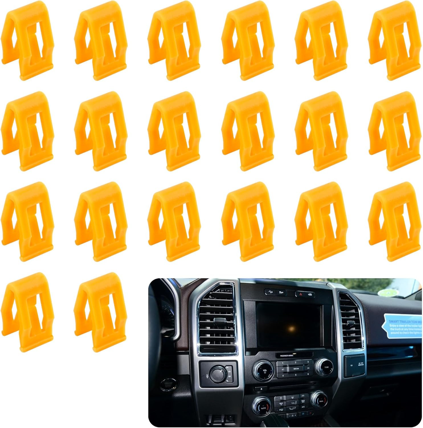 20PCS Car Clips for Center Console Dash Panel Replaces Oem#W714972-S300 - NEW