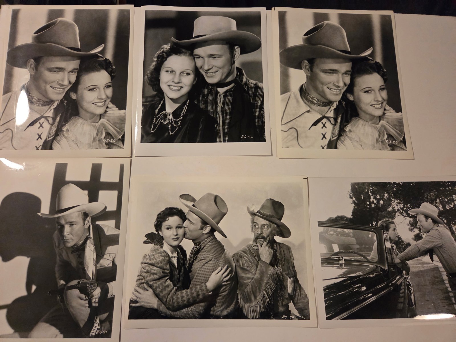8 X 10 Glossy Movie Stills. Roy Rodgers