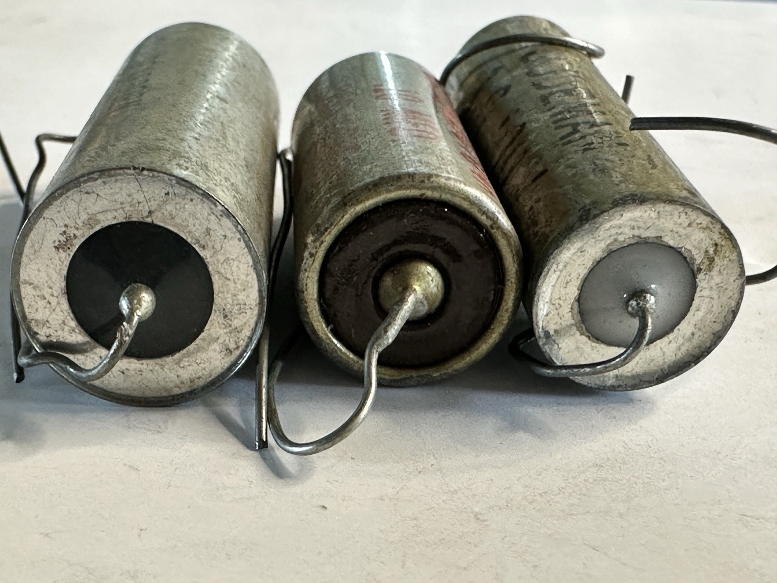 Lot of 3 Vintage Dearborn Gudeman FAST PIO Film Capacitors 0.1uF 1.0uF