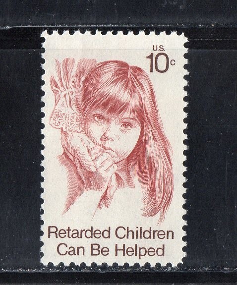 1549 * RETARDED CHILDREN CAN BE HELPED *   U.S. Postage  Stamp  MNH