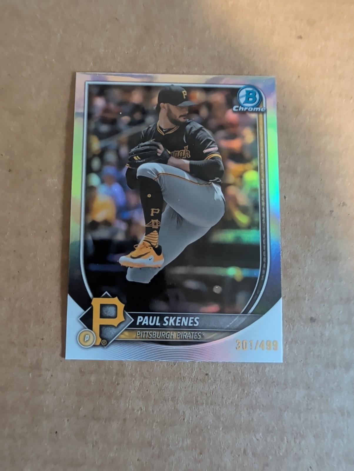 2025 Bowman Chrome Paul Skenes Refractor /499 Pittsburgh Pirates 2025 Bowman Chrome Paul Skenes Refractor /499 Pittsburgh Pirates