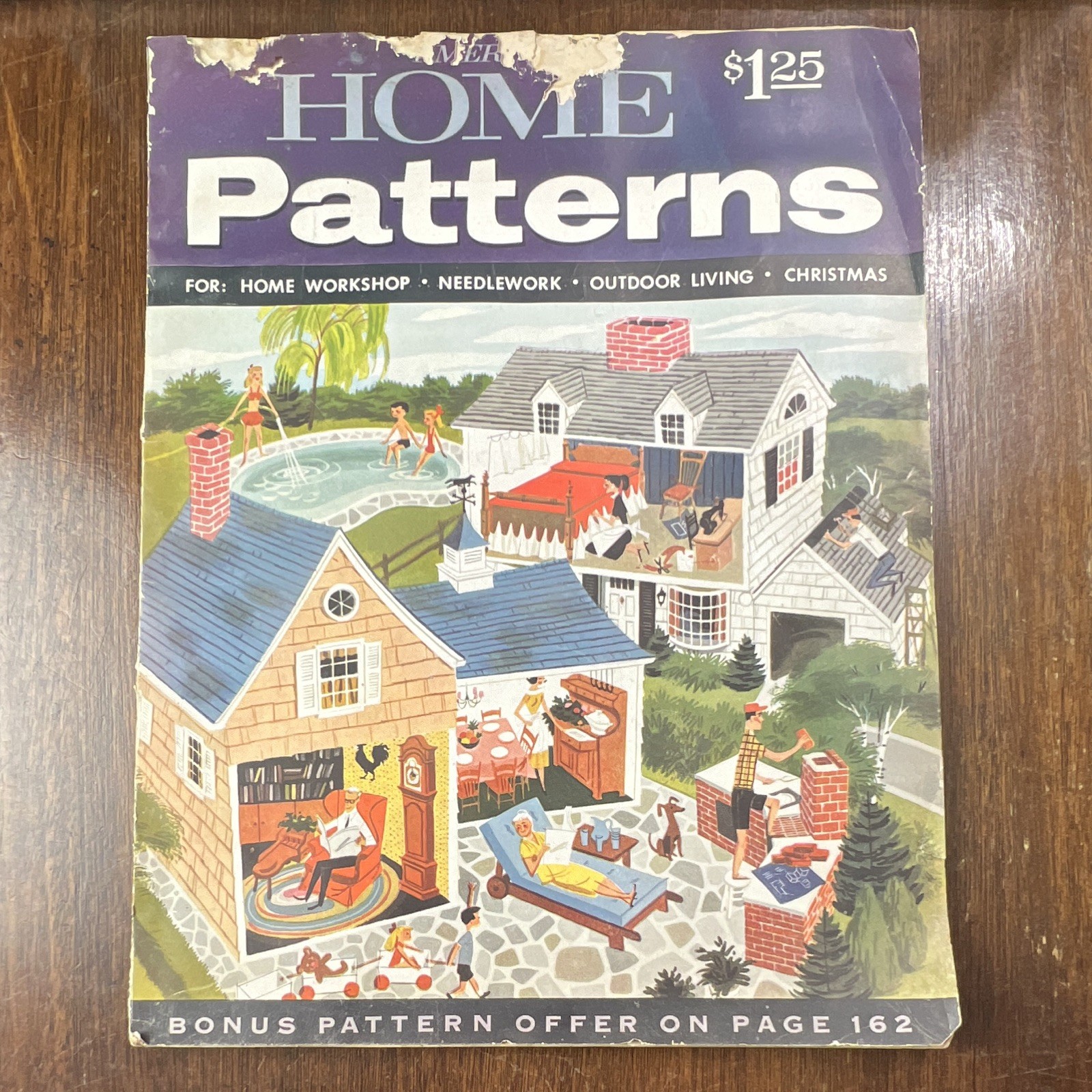 Vintage 1957 McCall’s Home Patterns Magazine Home Workshop Needlework Christmas