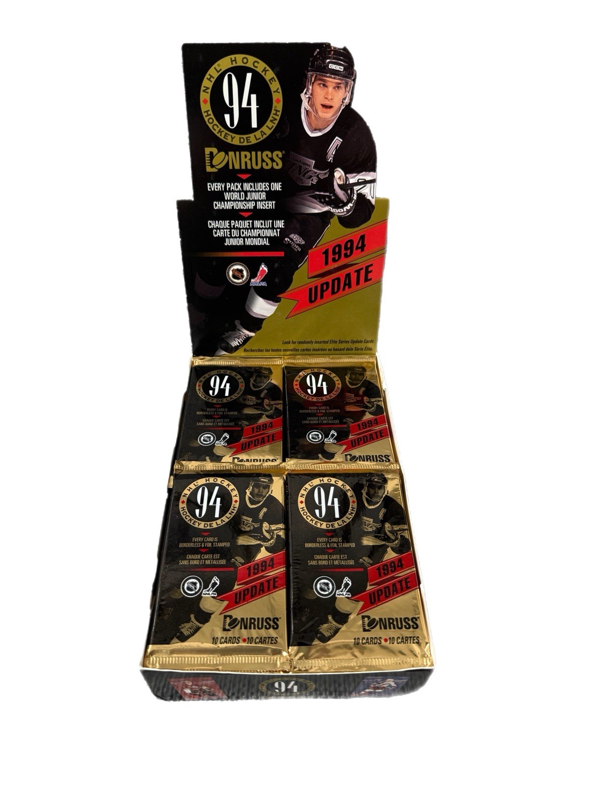1994-95 Donruss Update Series NHL Hockey Sealed pack - 10 Cards 1994-95 Donruss Update Series NHL Hockey Sealed pack - 10 Cards