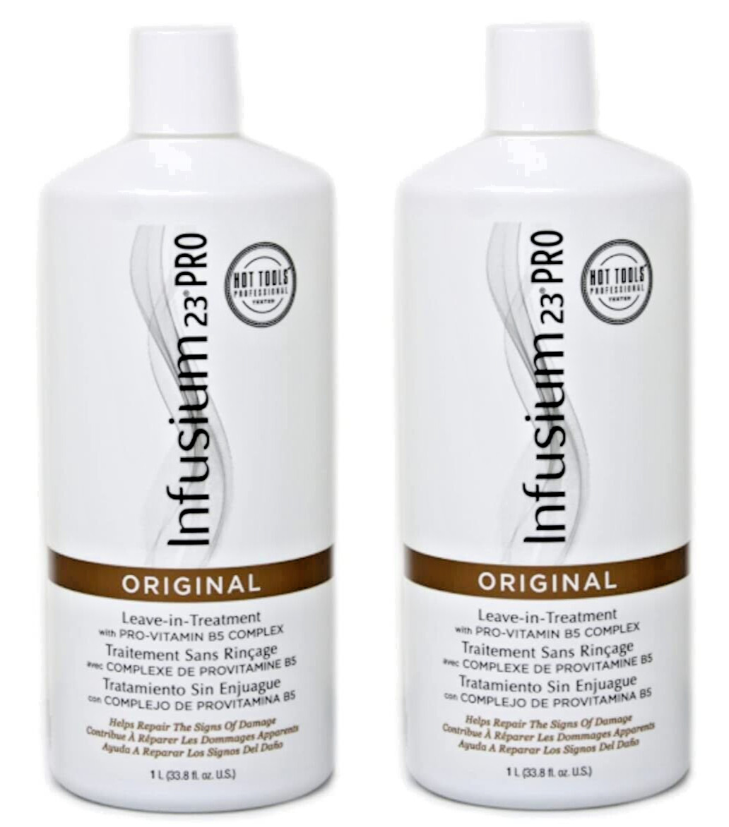 Infusium  23 Original Pro-B5 Vitamin Leave-In Treatment  2X L 33.8oz 2 Bottles