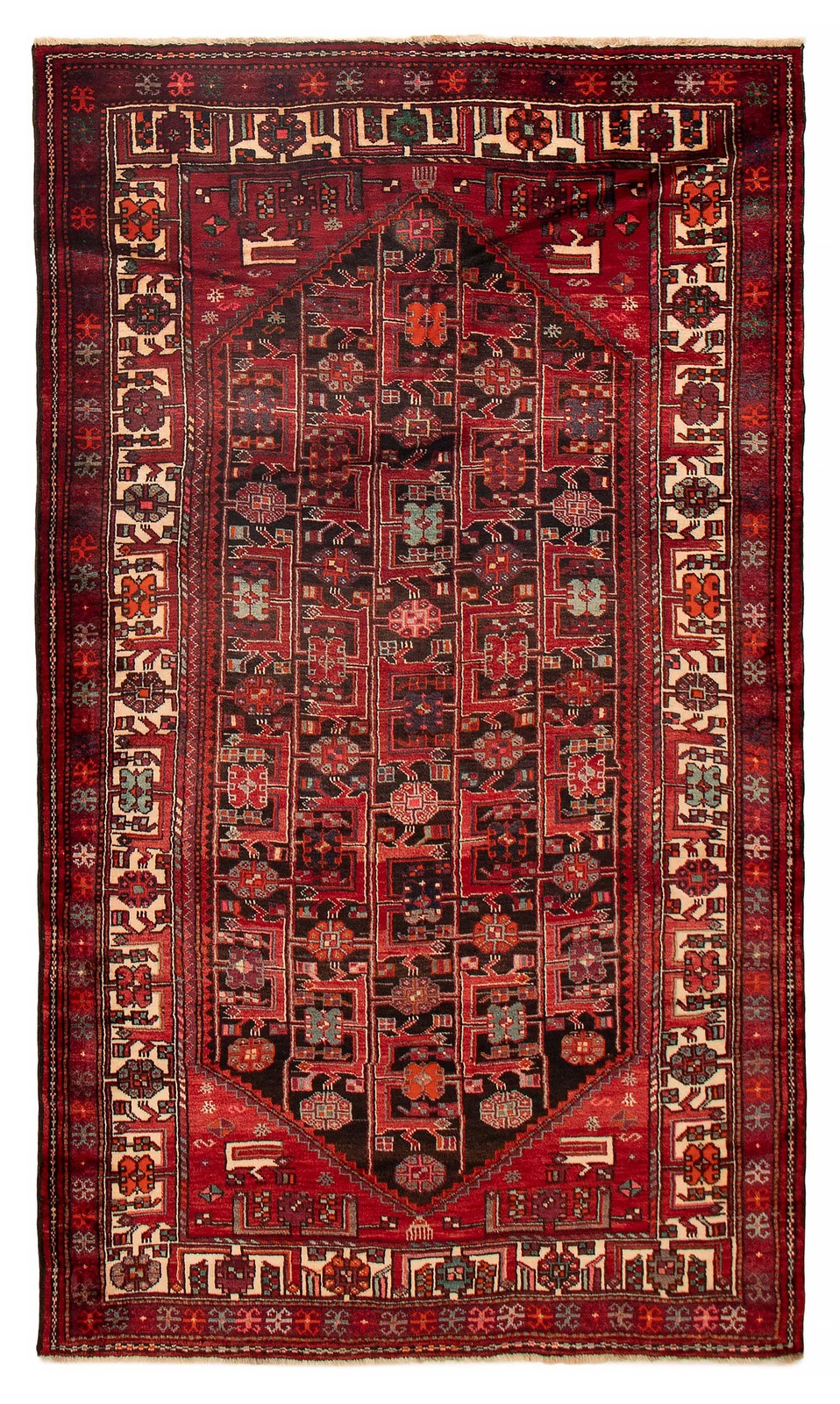 Vintage Hand-Knotted Area Rug 5\'3\