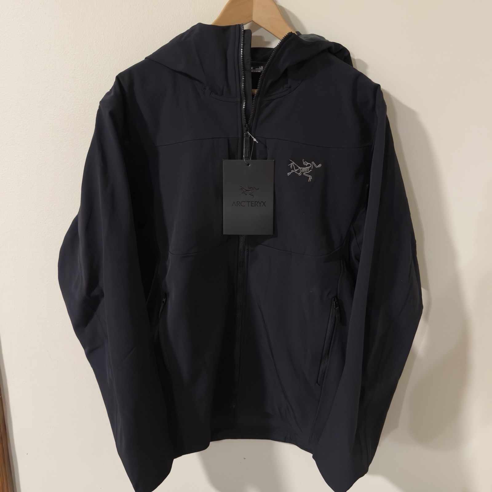 Arcteryx Gamma MX Hooded Softshell Black Jacket - Size Large Arcteryx Gamma MX Hooded Softshell Black Jacket - Size Large