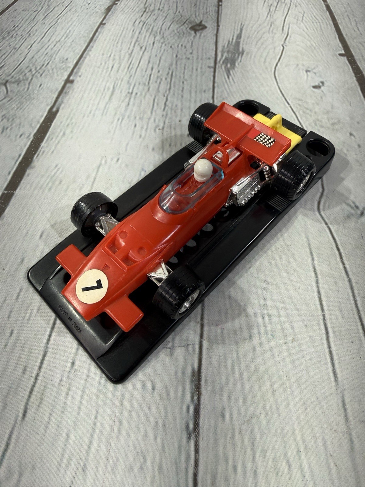 Vintage Funmate Toy Indy Red Race Car 4” Long Made in Japan 1970’s w/Launcher Vintage Funmate Toy Indy Red Race Car 4” Long Made in Japan 1970’s w/Launcher