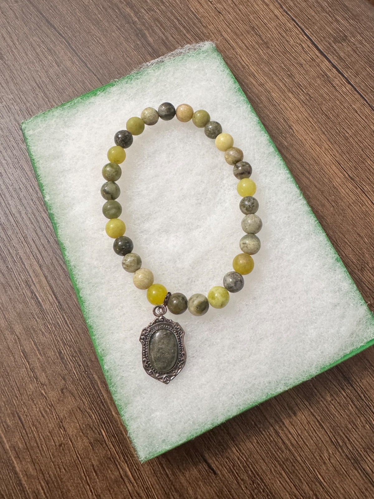 Authentic Irish Connemara Marble & Sterling Silver \