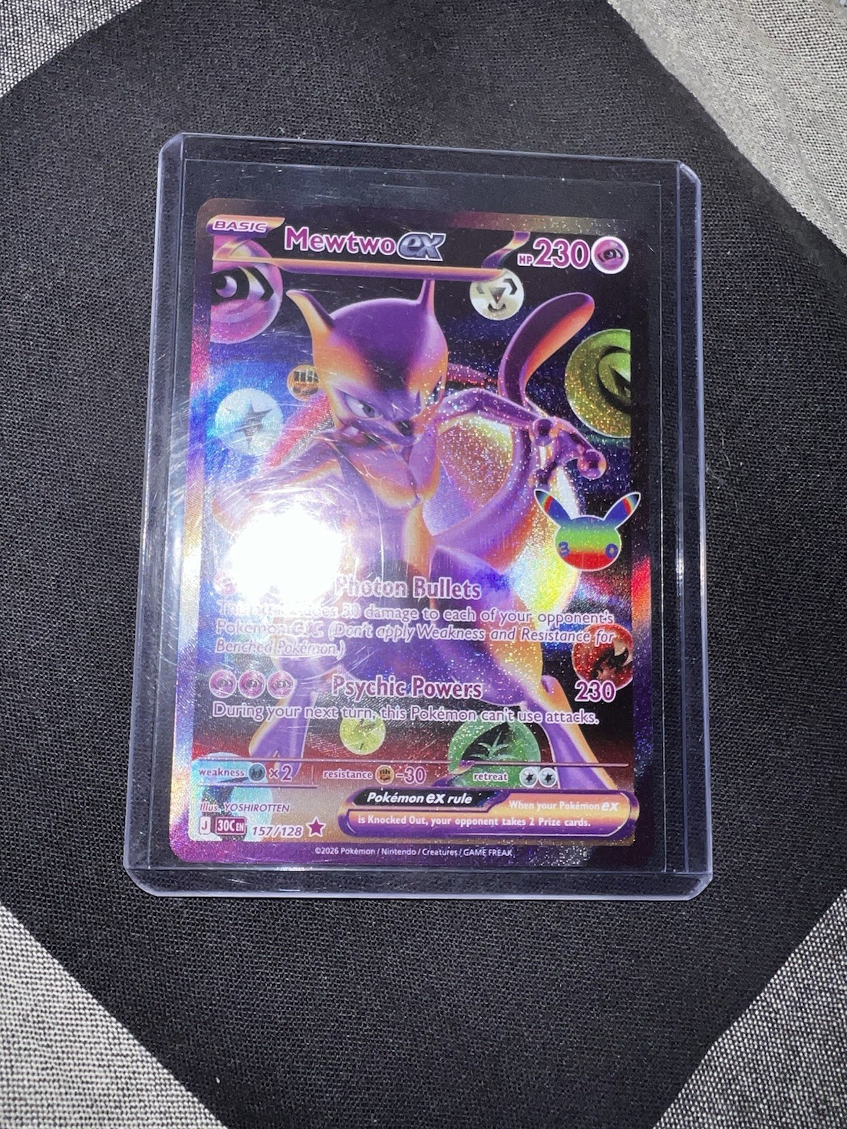 Mewtwo EX Future Rare 157/128 Pokemon 30th Anniversary Gradable Mewtwo EX Future Rare 157/128 Pokemon 30th Anniversary Gradable