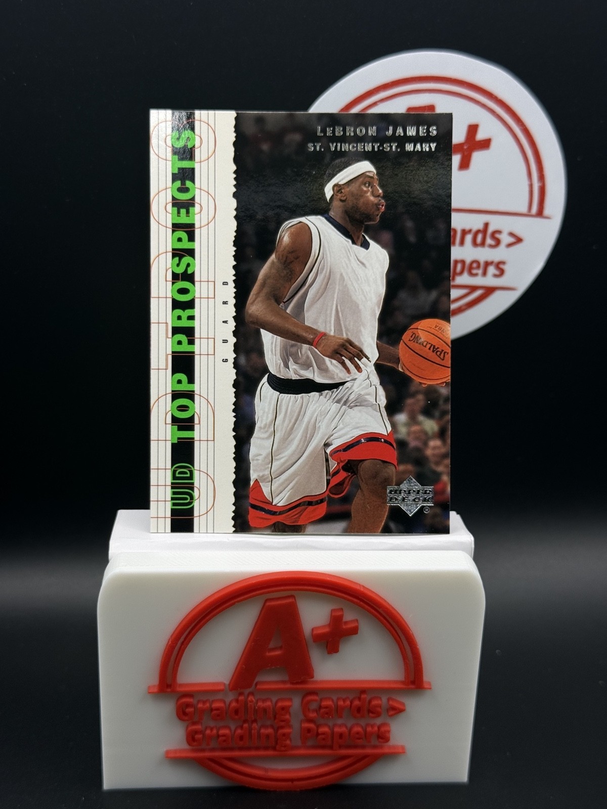 2003-04 Upper Deck UD Top Prospects - LeBron James #55 (RC) 2003-04 Upper Deck UD Top Prospects - LeBron James #55 (RC)