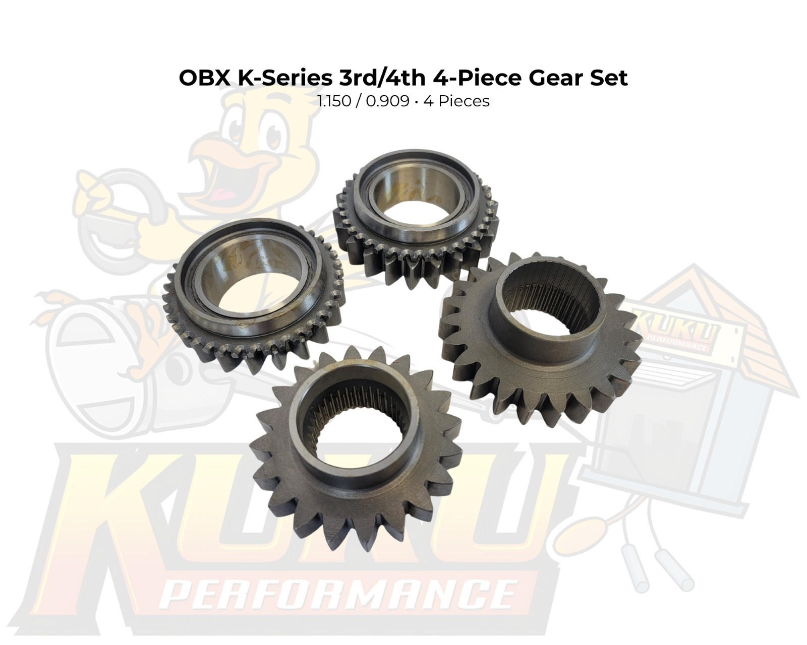 OBX K-Series K20A2 K20Z3 6-Speed 3rd 4th Gear Set 1.150 0.909 4pc
