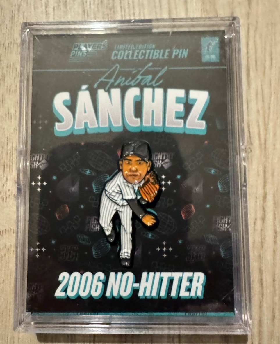  Anibal Sanchez Florida Marlins 2006 No-Hitter Collectible Pin