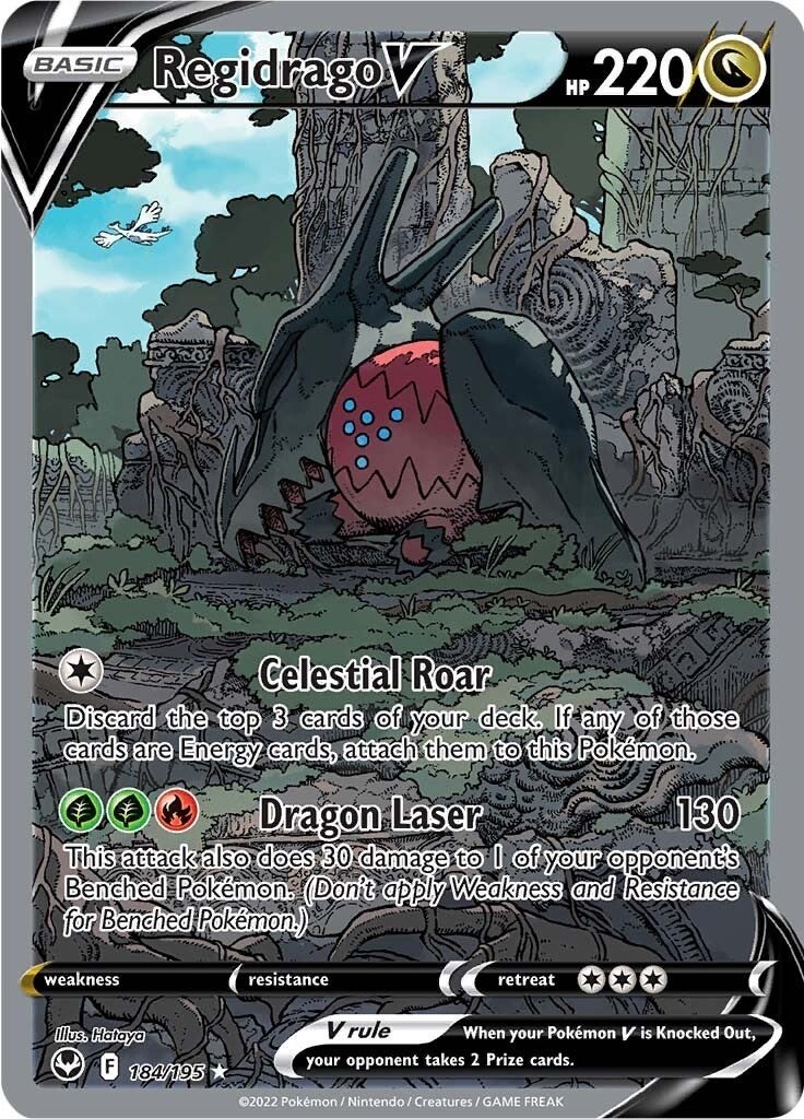Regidrago V (Alternate Full Art) Holofoil [SWSH12 - 184/195]