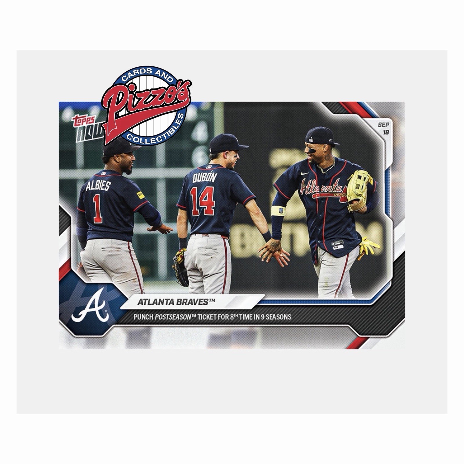 Atlanta Braves Postseason Berth 2026 MLB Topps NOW Card 689 Presale Atlanta Braves Postseason Berth 2026 MLB Topps NOW Card 689 Presale
