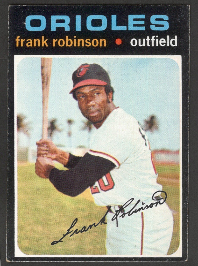 1971 Topps FRANK ROBINSON #640 *Centered VG-EX (No Creases)* Orioles HOF 1971 Topps FRANK ROBINSON #640 *Centered VG-EX (No Creases)* Orioles HOF