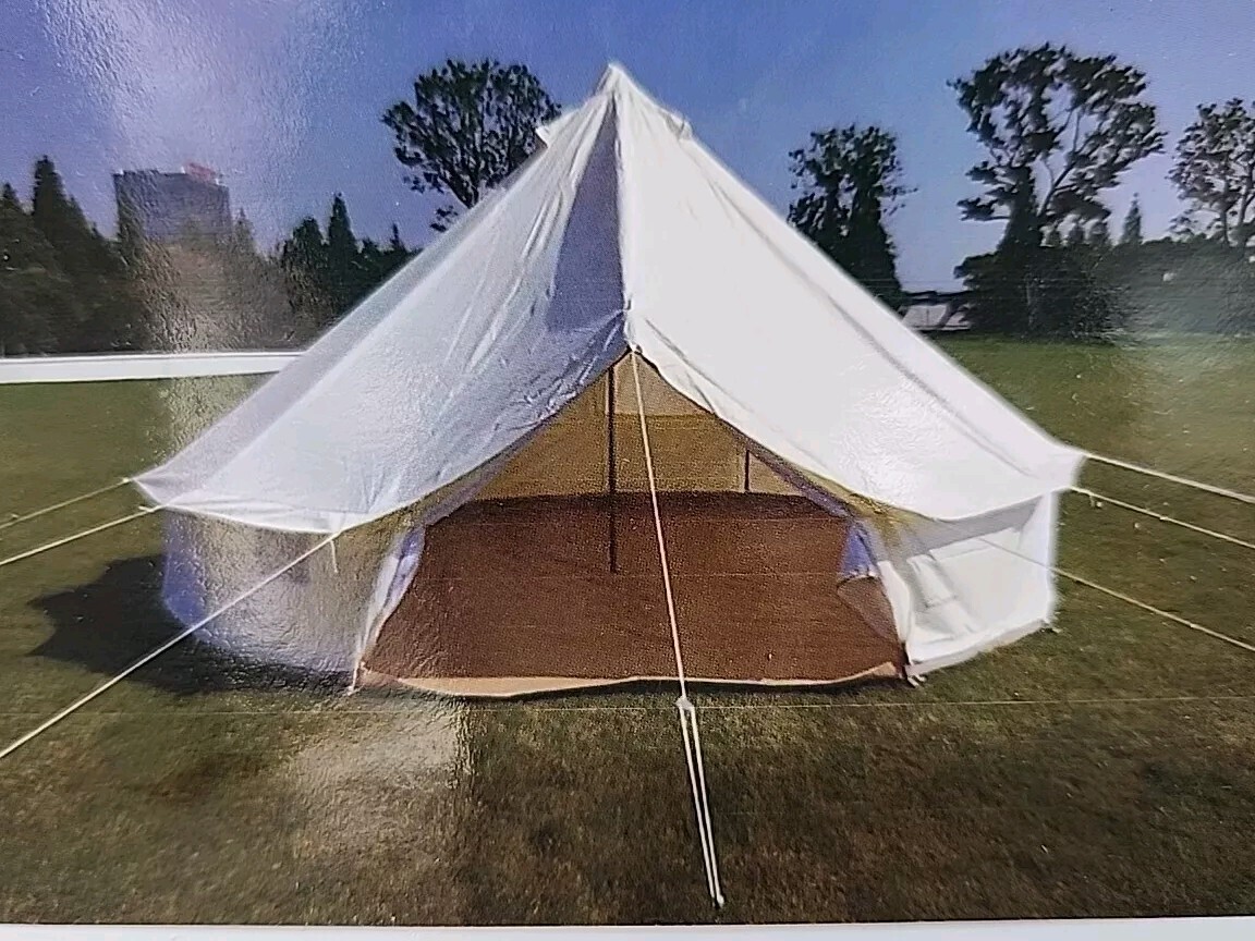 NEW Danchel Outdoor 13.2Ft Bell Tent Khaki