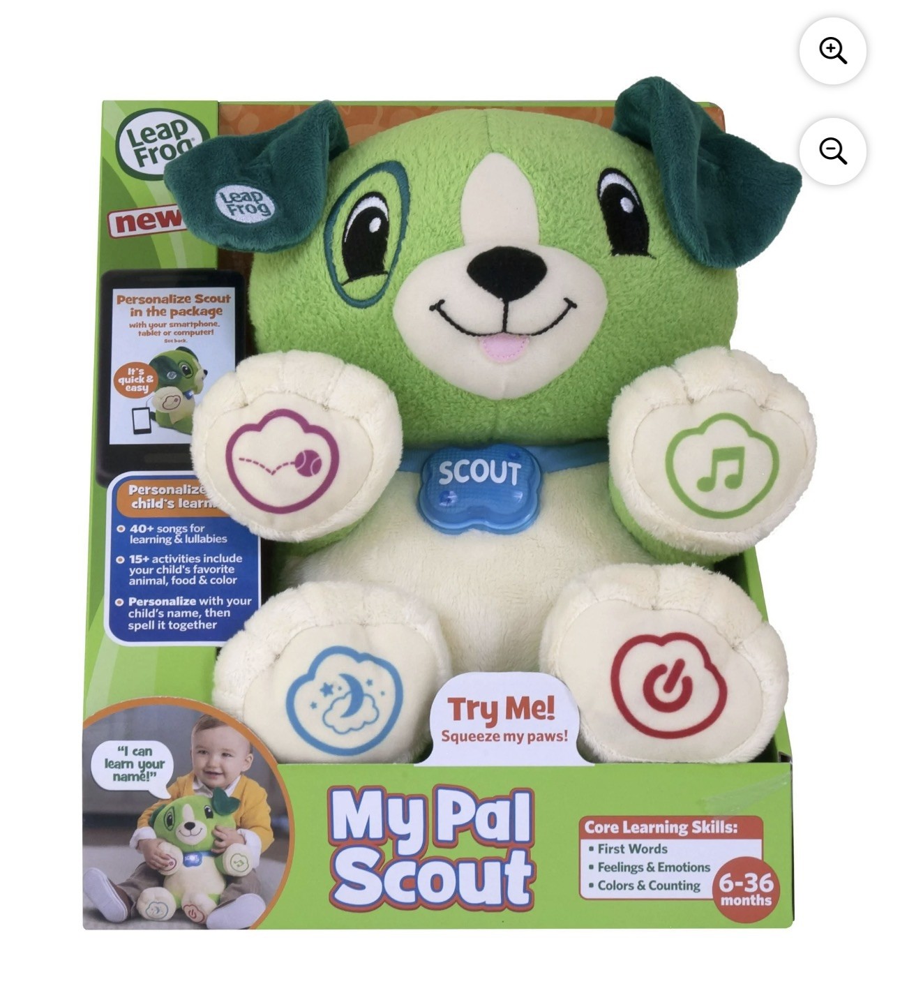 LEAPFROG My Pal Scout Genuine Learning Toddler Kids Learning Plush Educational LEAPFROG My Pal Scout Genuine Learning Toddler Kids Learning Plush Educational