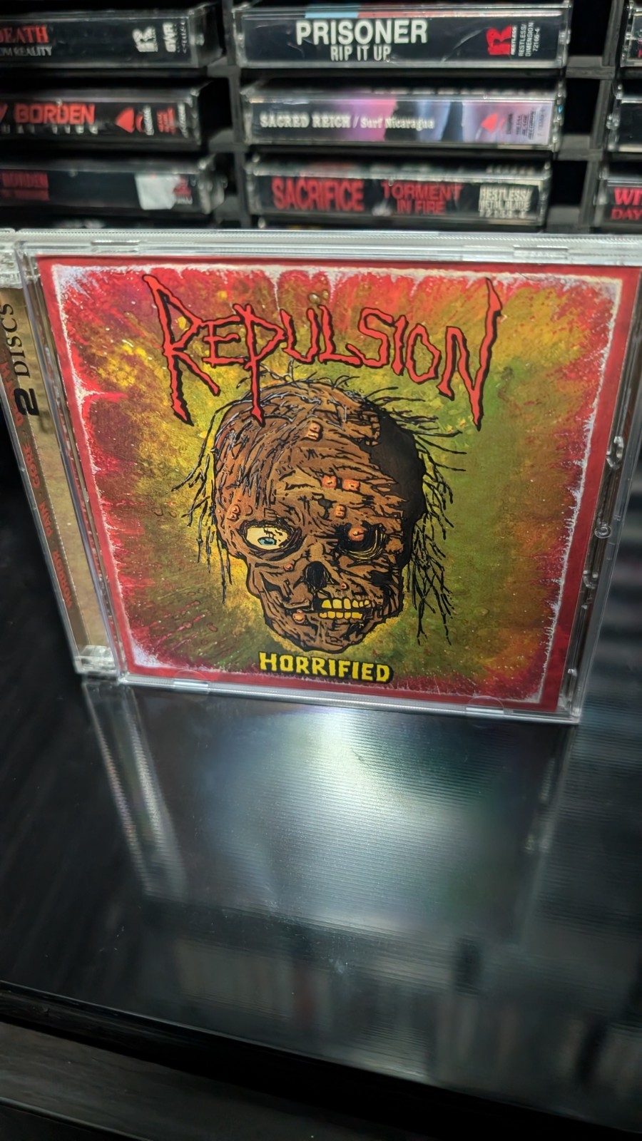 Repulsion *Horrified* 2 CD Reissue on Relapse Grindcore Death metal Napalm Death