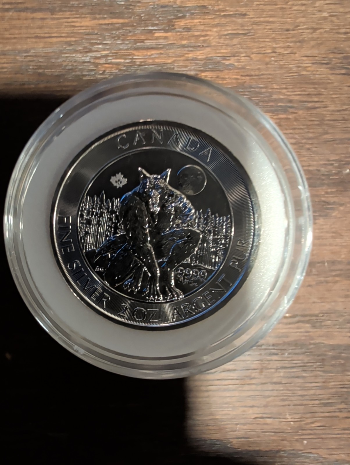 2021 Canada Werewolf Silver 2 oz Coin Creatures of the North Series 2021 Canada Werewolf Silver 2 oz Coin Creatures of the North Series