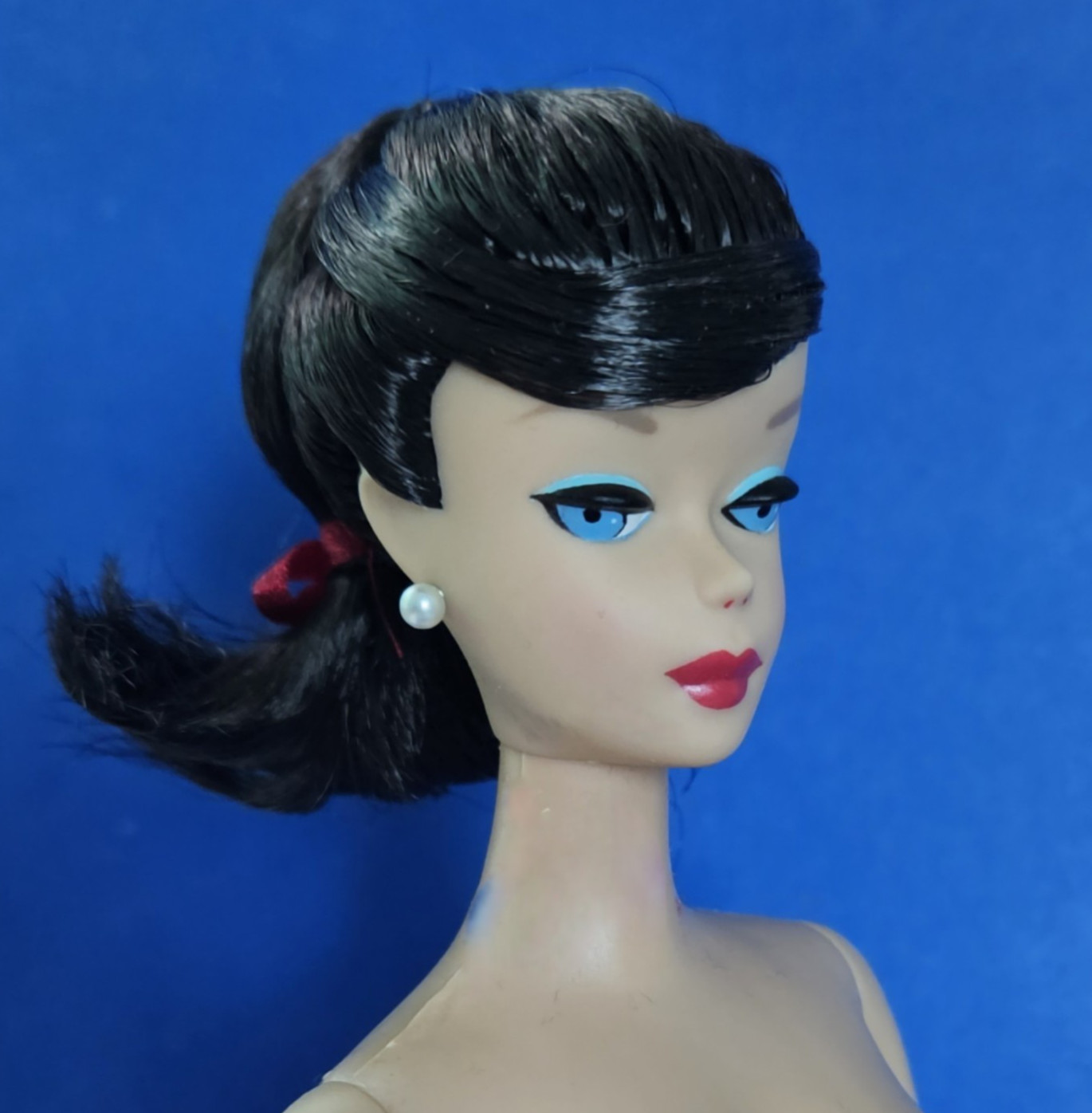Vintage Barbie BEAUTIFUL Brunette Swirl Ponytail Doll Nude Reproduction RePRO Vintage Barbie BEAUTIFUL Brunette Swirl Ponytail Doll Nude Reproduction RePRO