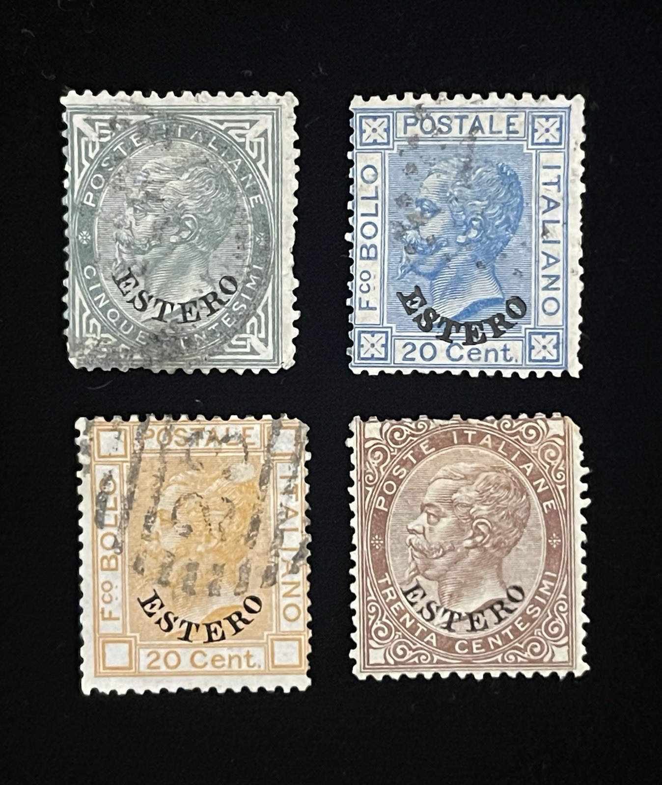 Italy Estero Stamp Scott # 3 / 6 / 7 / 8 Used Italy Estero Stamp Scott # 3 / 6 / 7 / 8 Used