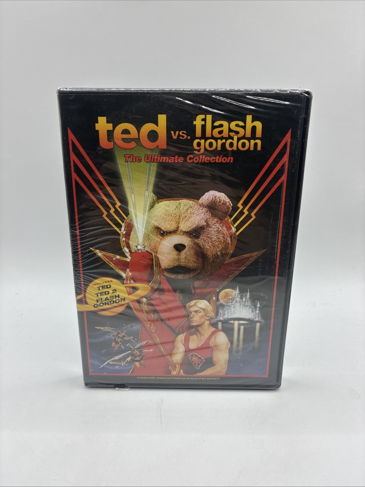 Ted vs. Flash Gordon: The Ultimate Collection (DVD, 2016, 3-Disc Set) Ted vs. Flash Gordon: The Ultimate Collection (DVD, 2016, 3-Disc Set)