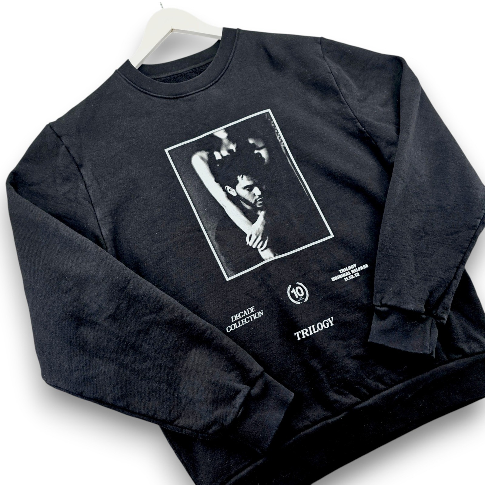 The Weeknd XO Trilogy 10 Year Anniversary Sweatshirt Mens L Black Cotton Graphic