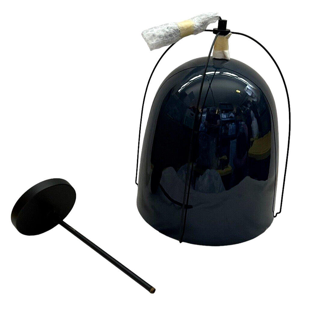 Rejuvenation Haleigh Blue Dome Pendent Light 12\ Rejuvenation Haleigh Blue Dome Pendent Light 12\