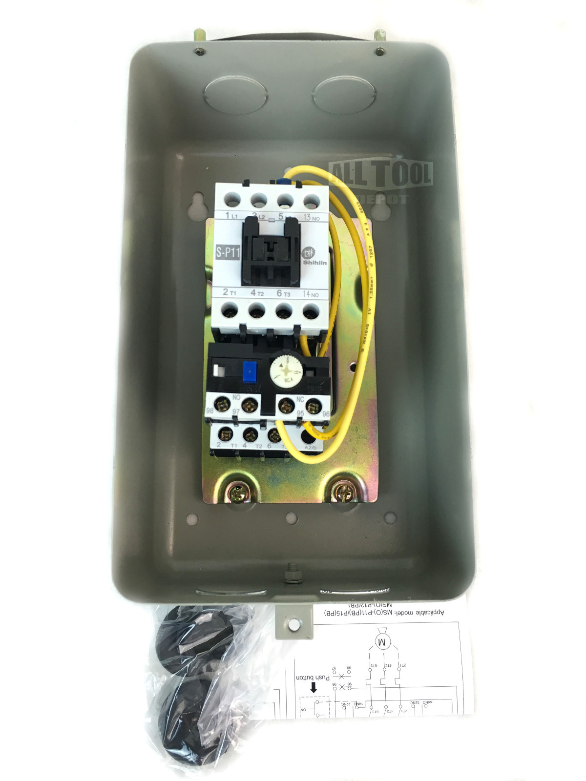 5HP, 3rd Phase, 460V, 9Amp, MS-P11 Magnetic Motor Starter 