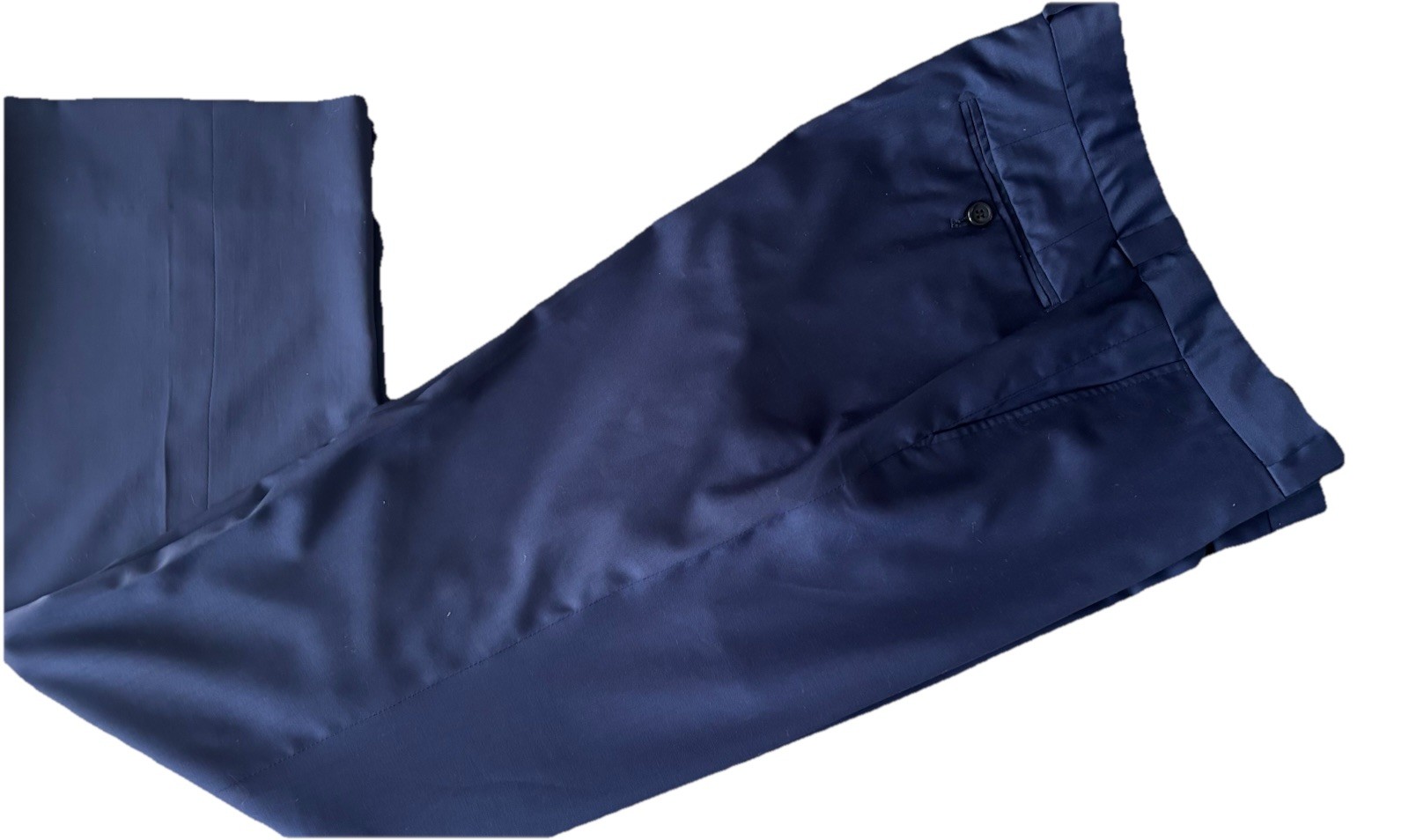 Elevee Custom Clothing-Flat Front Navy Golf Pants-37 x 32