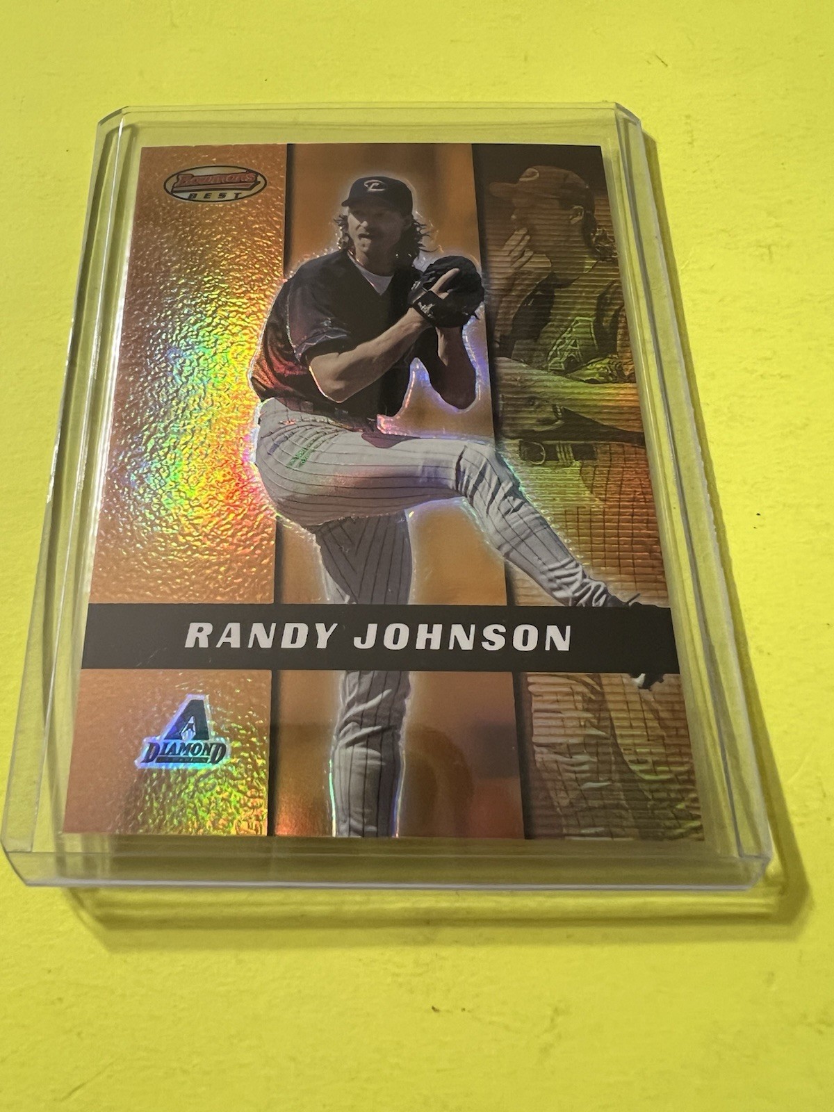 2000 Bowman\'s Best REFRACTOR #27 Randy Johnson