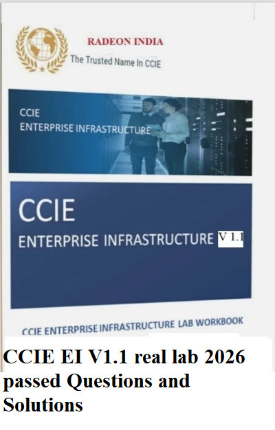 CISCO CCIE EI Enterprise Infrastructure v1.1 Real lab workbook 2026 work book