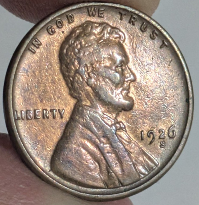 1926-S Lincoln Wheat Cent Red Brown ID86678