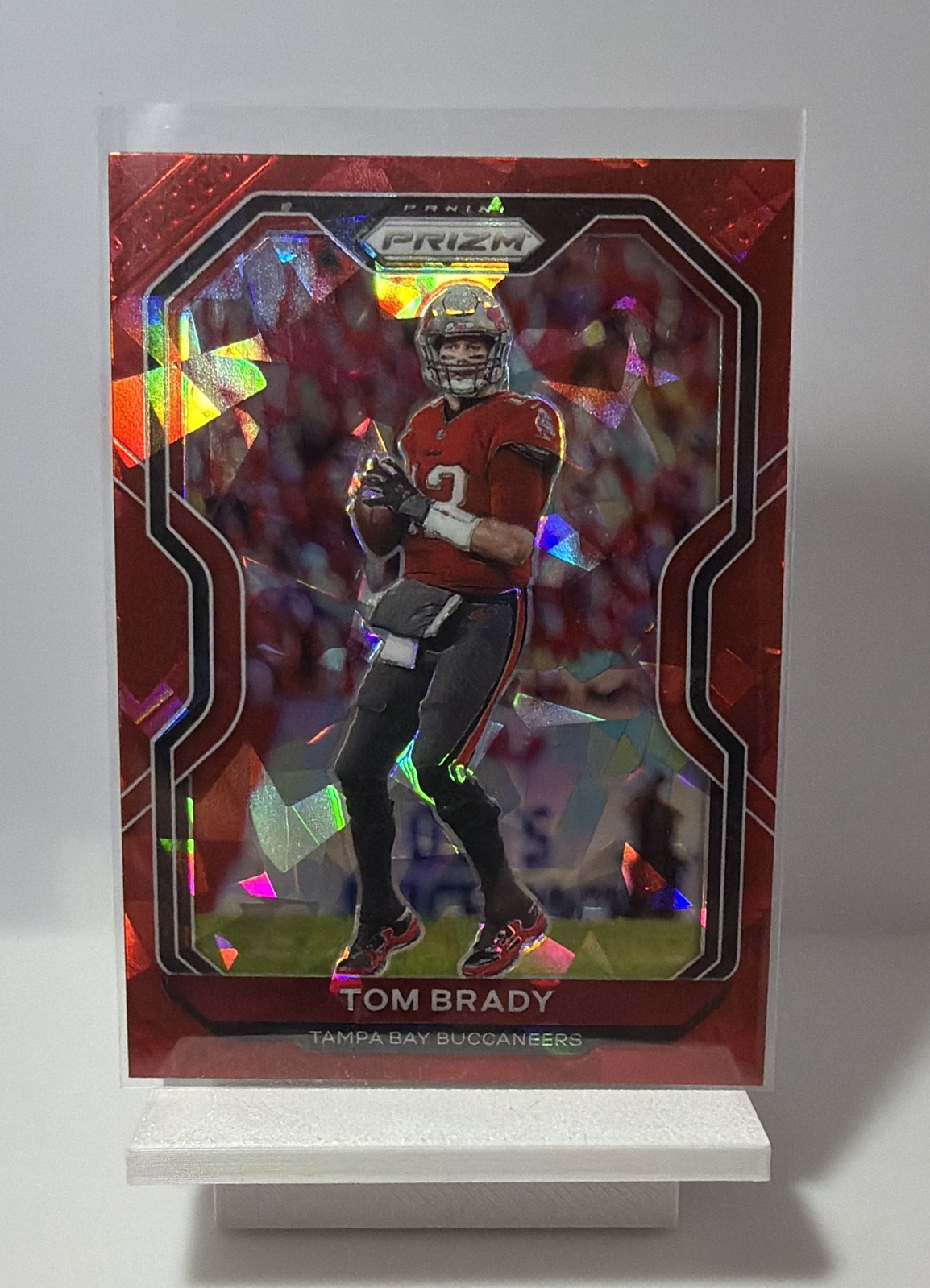 2020 Panini Prizm - Tom Brady #255 Red Ice Prizm 2020 Panini Prizm - Tom Brady #255 Red Ice Prizm