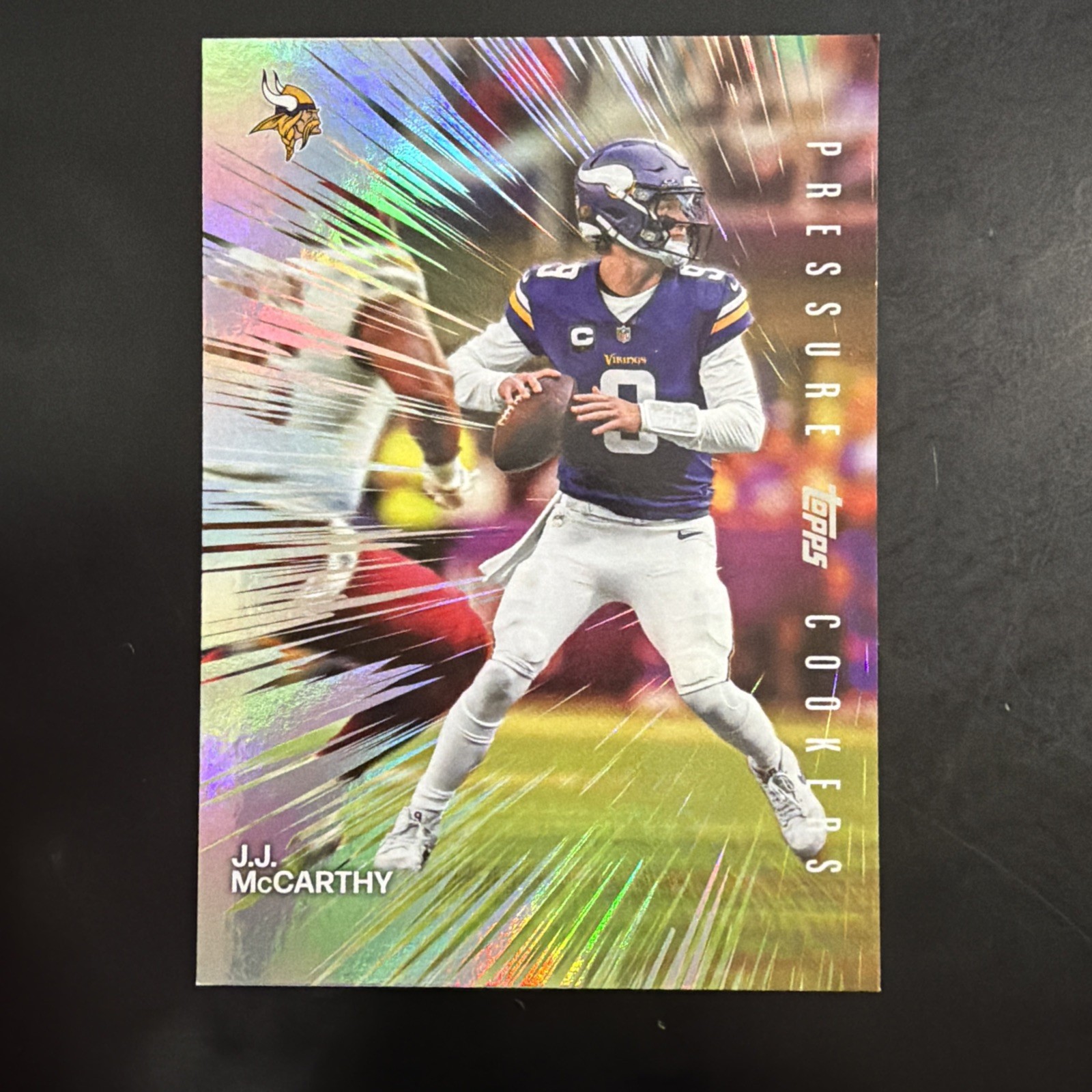 2026 Topps Flagship Football Pressure Cookers J.J. McCarthy #PC-20 Vikings