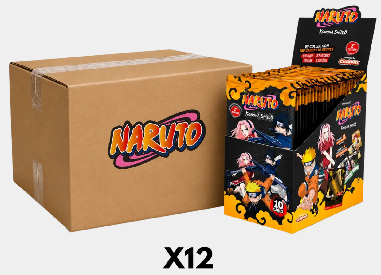 Naruto Mythos TCG First set 2nd Edition Booster Box Case (12 booster boxes)