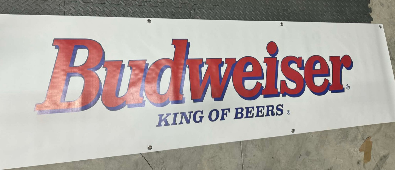 Budweiser King of Beers Banner – Huge 90