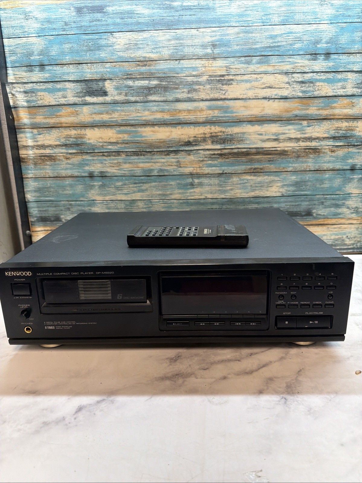 Kenwood DP-M5520 6 Disc CD Changer Player with Remote Read Description  Kenwood DP-M5520 6 Disc CD Changer Player with Remote Read Description 