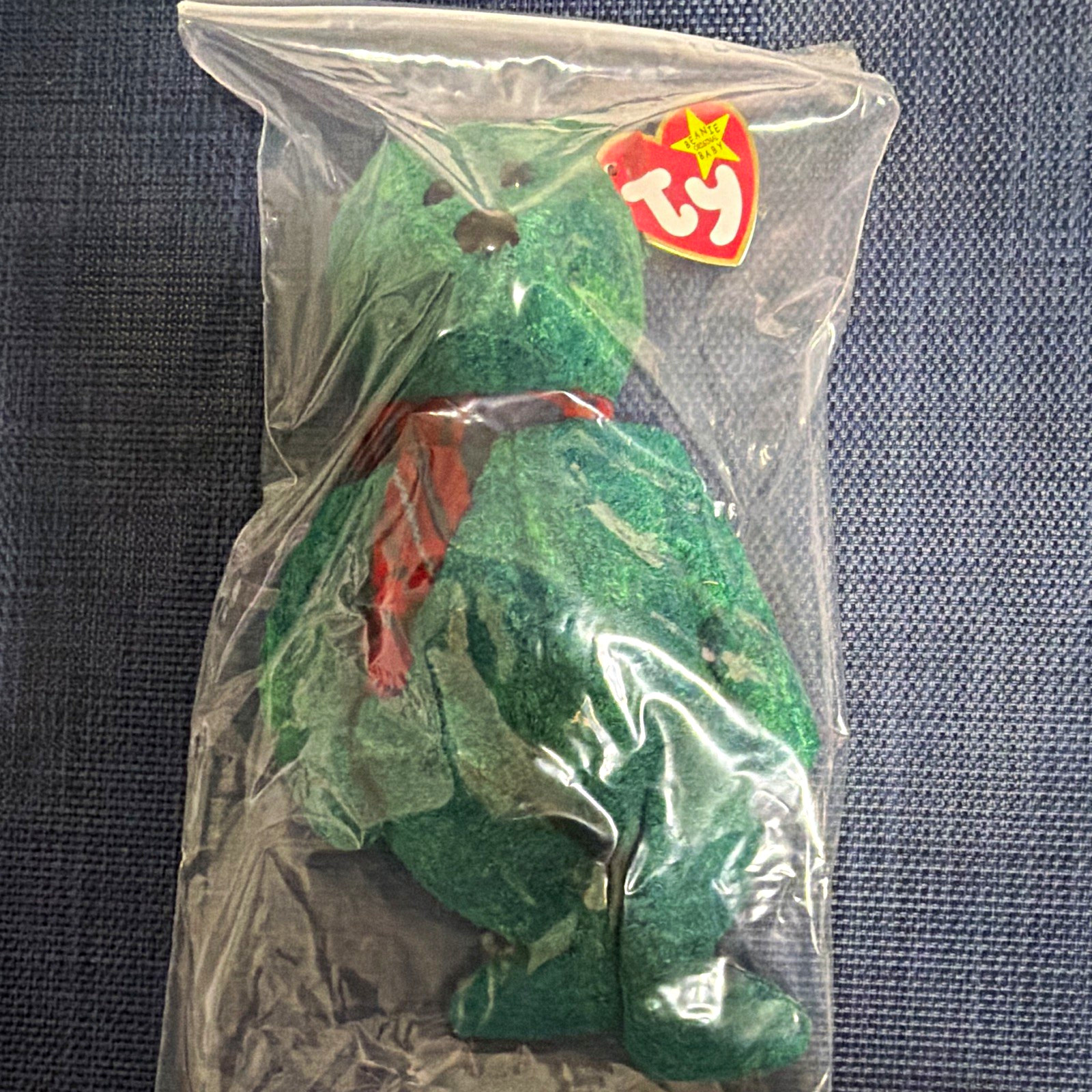 Ty Teenie Beanie Babies Iggy Iguana Plush Retired 1998 Vintage Sealed Bag Ty Teenie Beanie Babies Iggy Iguana Plush Retired 1998 Vintage Sealed Bag