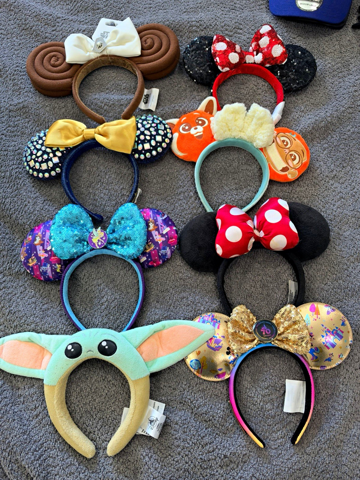 Lot of 8 Disney Parks ear headbands. Each worn once. Selling as one lot only