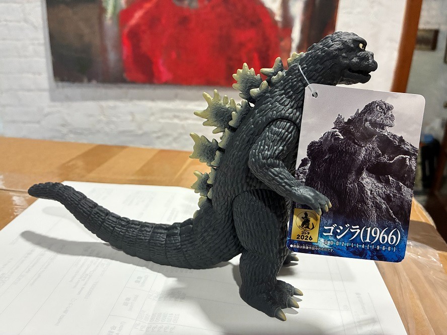 GODZILLA 1966 BANDAI MOVIE MONSTER 2026 GODZILLA HERE NOW USA SELLER MINTwTAG