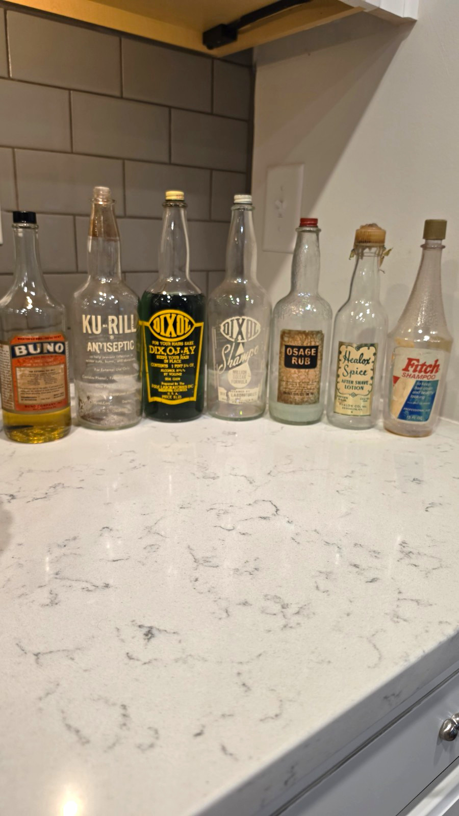 Vintage Barber Bottles Lot Of Many Vintage Barber Bottles Lot Of Many