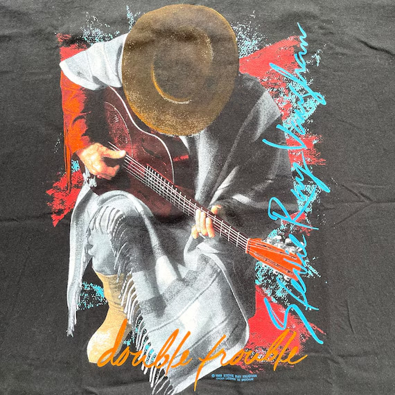 Vintage 90's Stevie Ray Vaughan Double Trouble T- Shirt All Size S-5XL US007 Vintage 90's Stevie Ray Vaughan Double Trouble T- Shirt All Size S-5XL US007