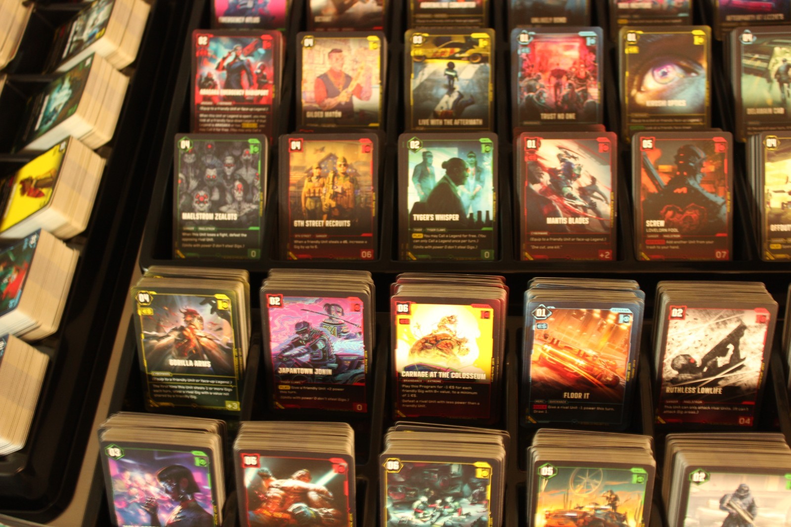 Cyberpunk TCG Complete Set Common Uncommon Rare 327 Cards Cyberpunk TCG Complete Set Common Uncommon Rare 327 Cards