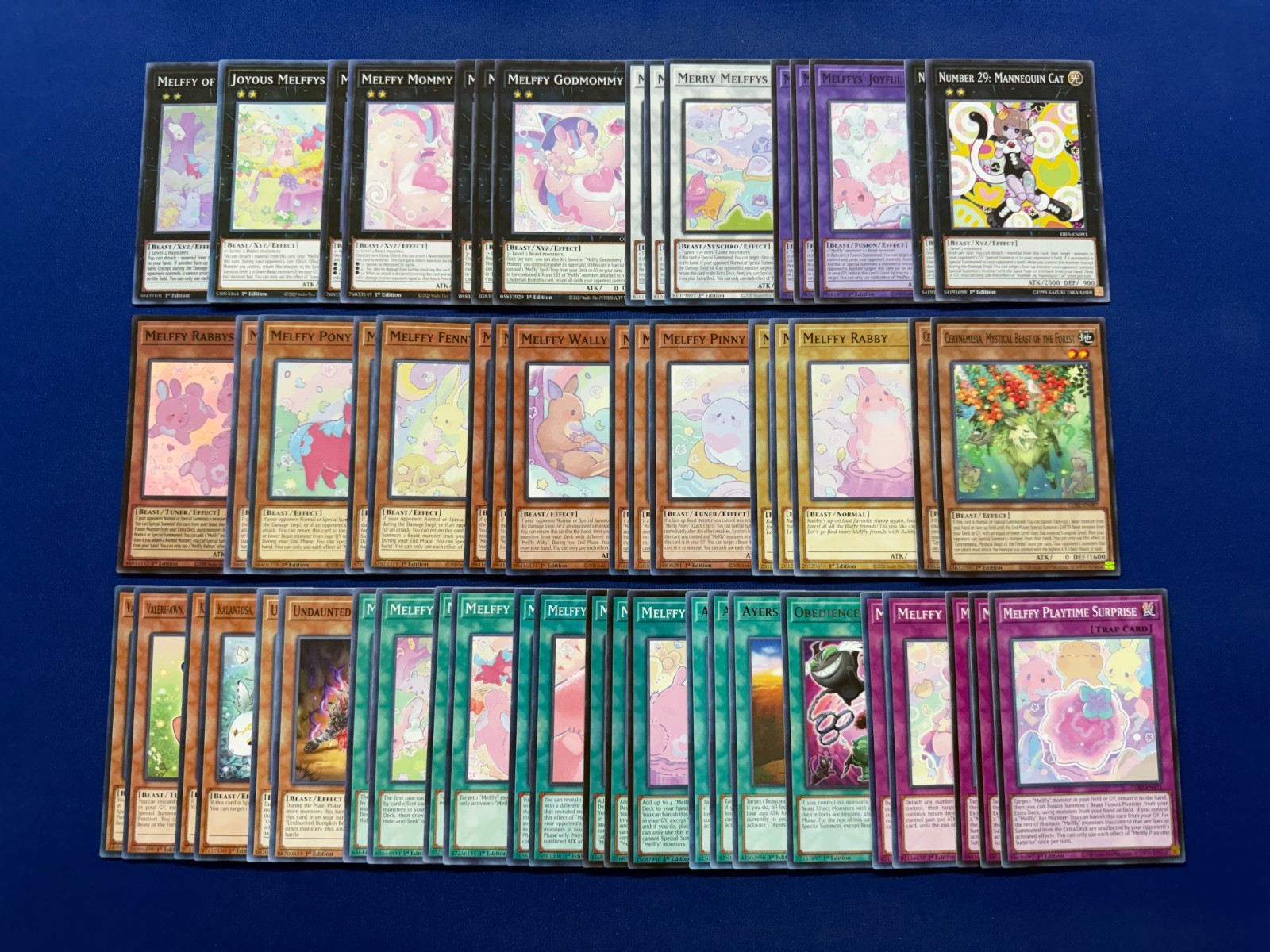 Yu-Gi-Oh - Complete Melffy Xyz Deck