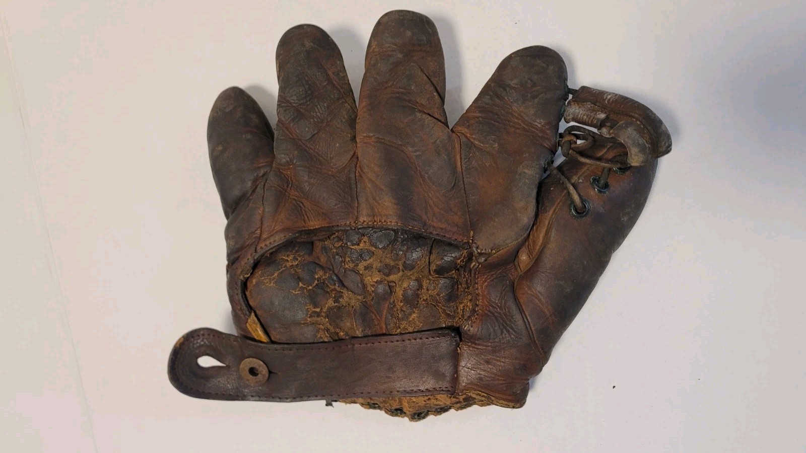 VINTAGE 1930s 1940s Baseball Glove  Leather Glove Rare