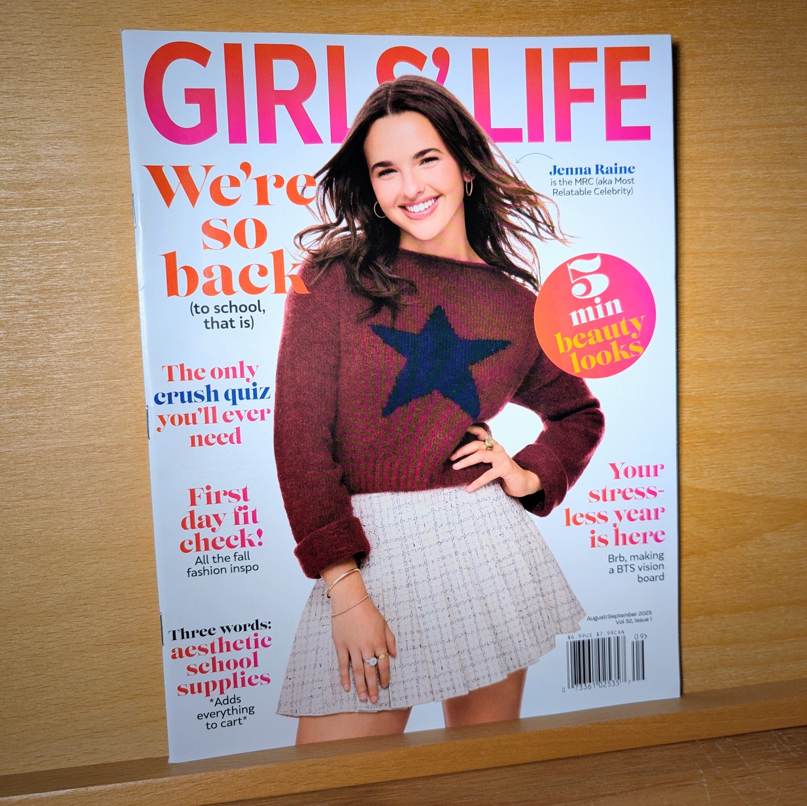 Girls\' Life Magazine August/September 2025 NO LABEL