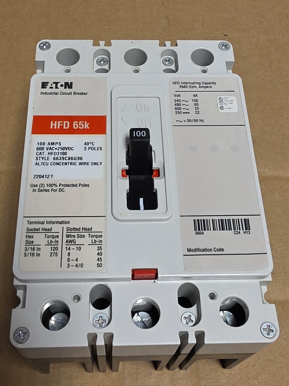 Eaton HFD3100 Nob Eaton HFD3100 Nob